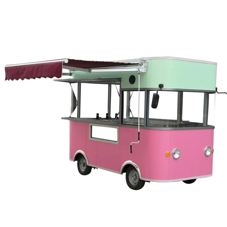 Electric Vending Car 5.3m Vending Compartment for Buffet Sales