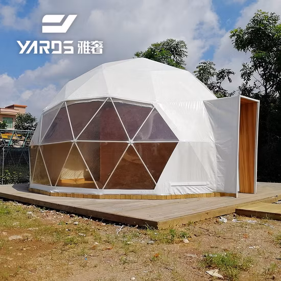 절연제를 가진 옥외 방수 큰 야영 이글루 지오데식 돔 천막 집